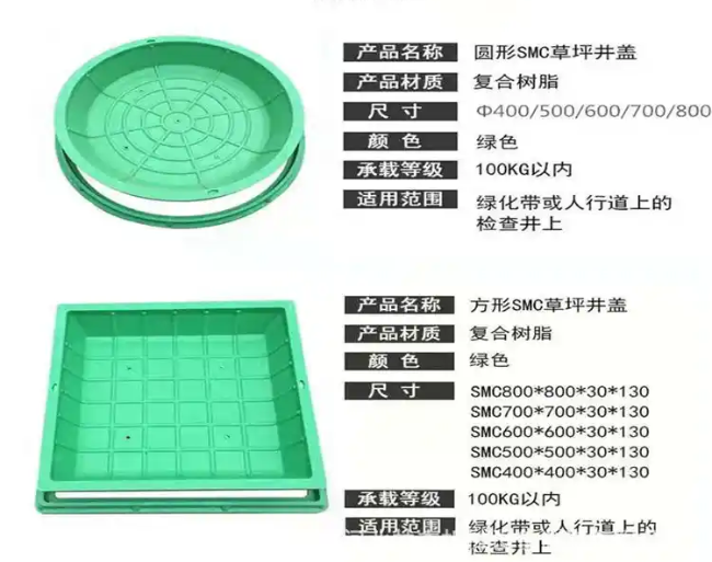 横林镇树脂复合种植井盖展示
